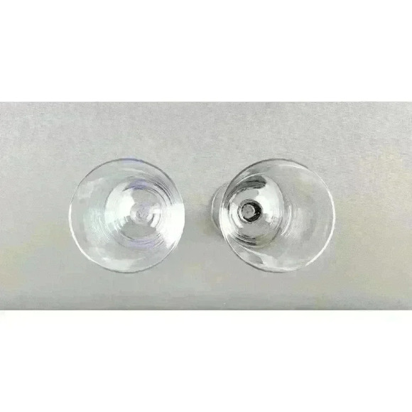 Purple & Green Crystal Wine Water Tea Goblet Drinking Glasses (Set of 2) Poland - Picture 3 of 4